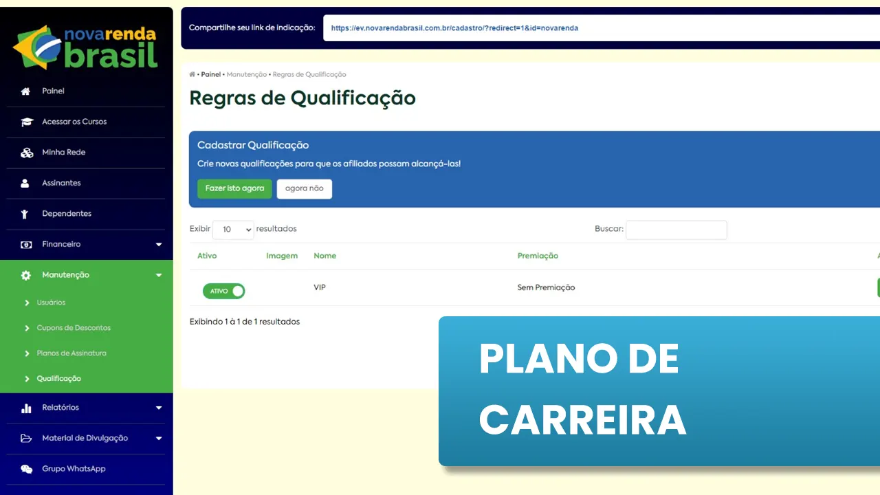 Plano de Carreira